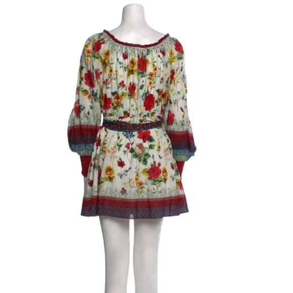 Alice + Olivia Floral Print Mini Dress Size: XS Rowen Mary Floral Fit USA Small - Picture 7 of 9